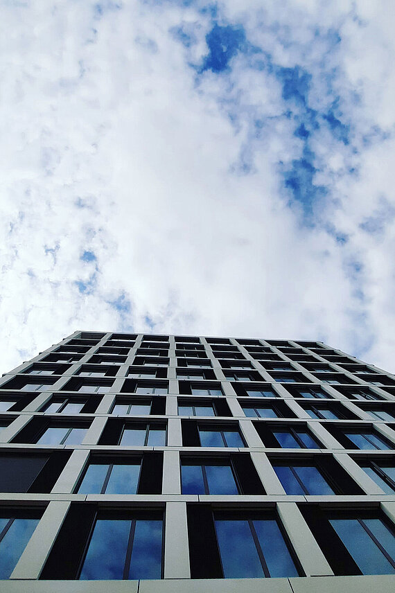 Turm Blauer Bock - Ansicht von unten