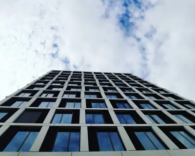 Turm Blauer Bock - Ansicht von unten