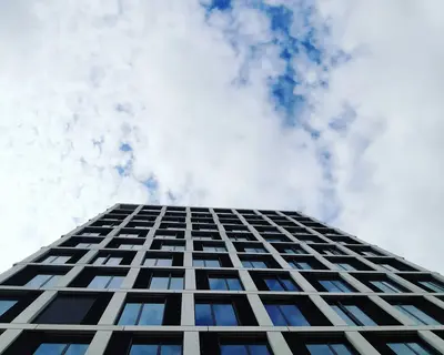 Turm Blauer Bock - Ansicht von unten