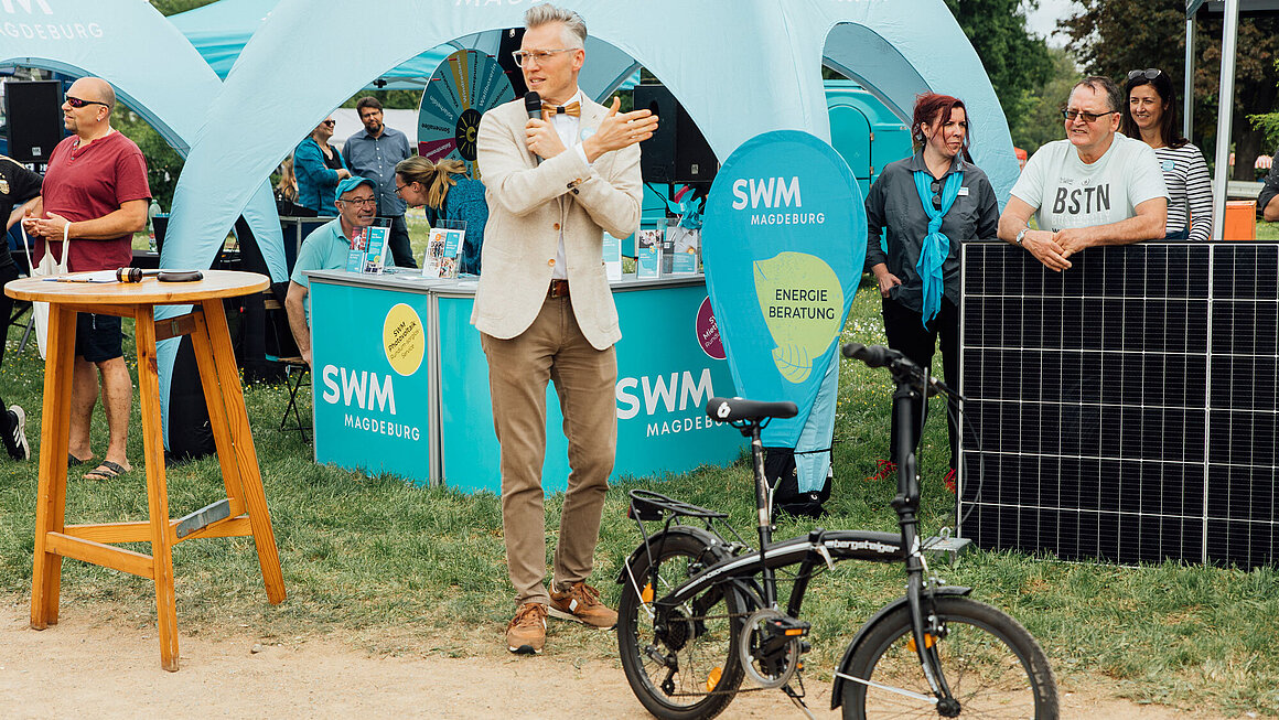 Fahrradversteigerung auf der Grünen Messe