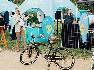 Fahrradversteigerung auf der Grünen Messe