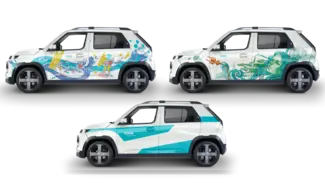 Bild mit allen Designs für E-Leasing Aktion Hyundai Inster