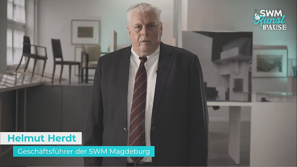 SWM Kunstpause | SWM Geschäftsführer Helmut Herdt