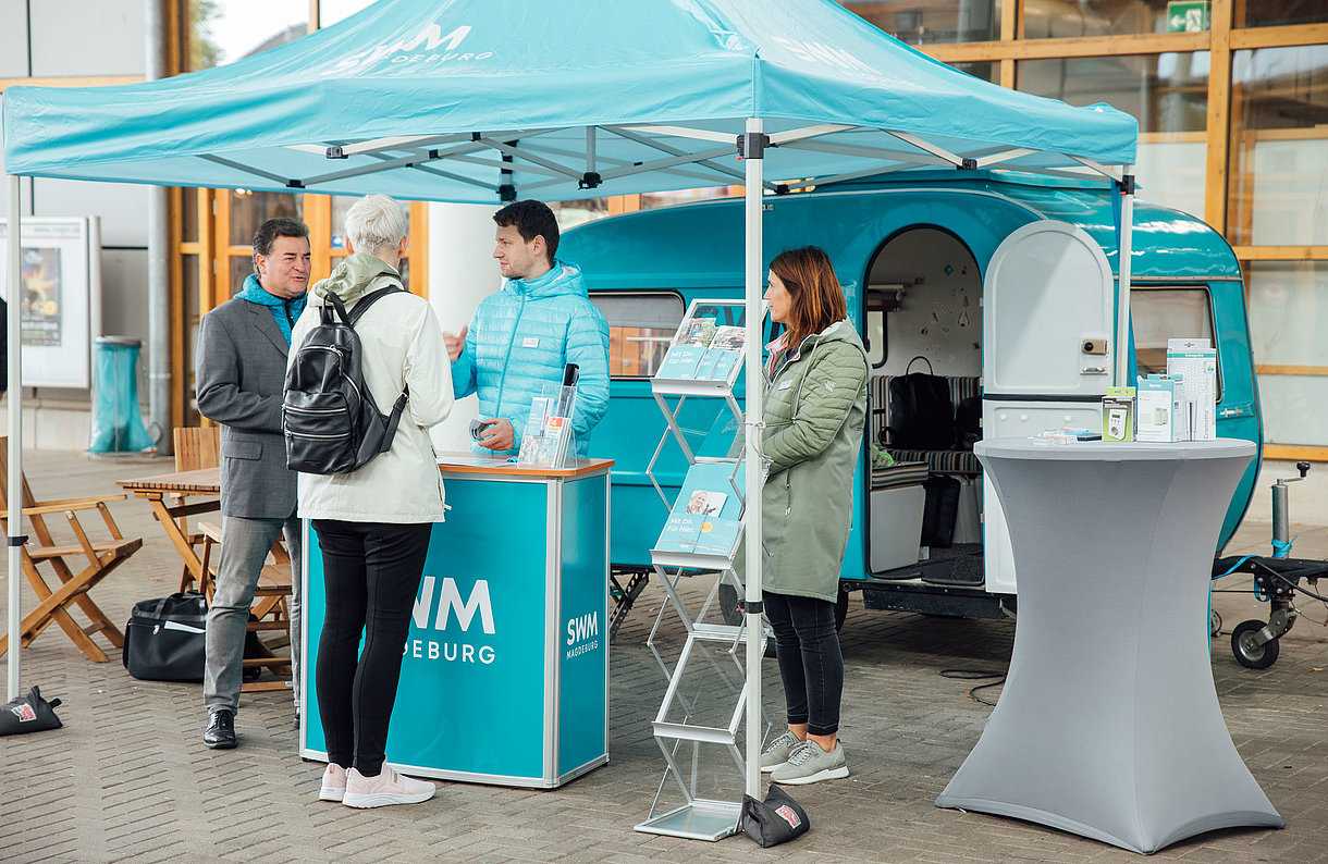 SWM Energiemobil im Einsatz