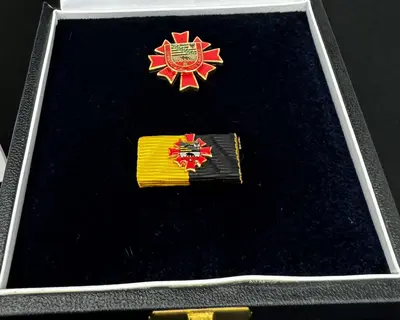 Ehrennadel für Helmut Herdt