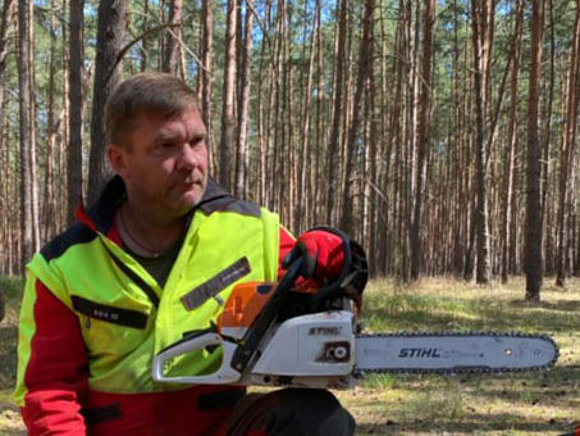 Seminarleiter des Motorsägenkurses