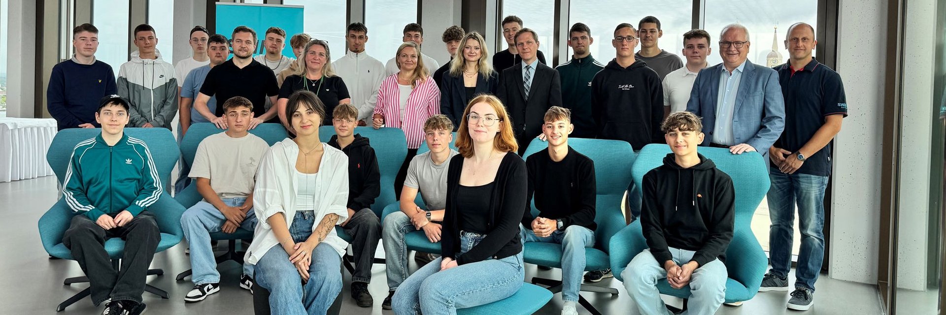 Foto der neuen Azubis von SWM 2025