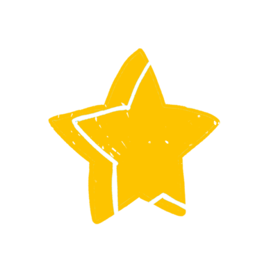 Illustration eines gelben Sternes