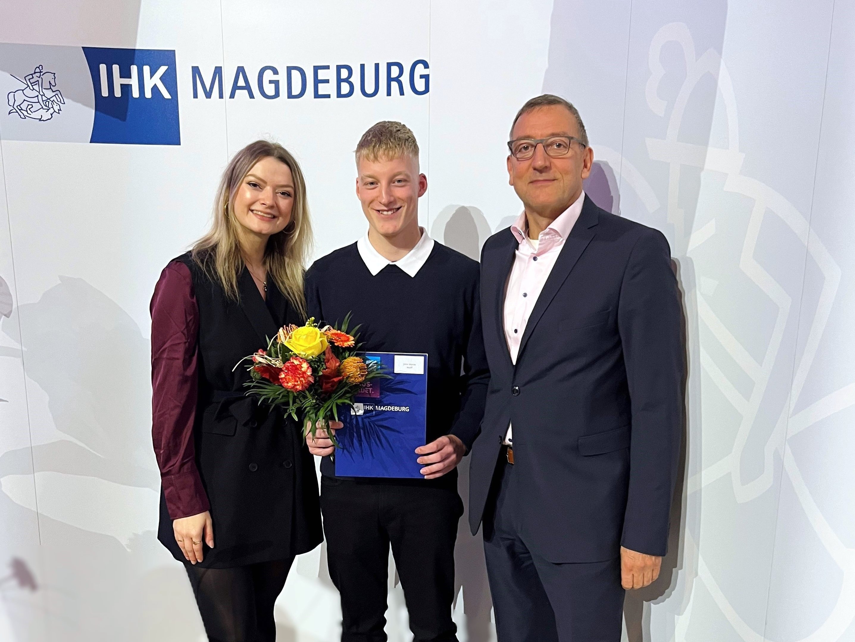 IHK Magdeburg - Jahrgangsbester John Marek Wolff