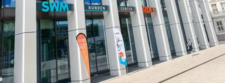 Außenansicht vom SWM Kundencenter