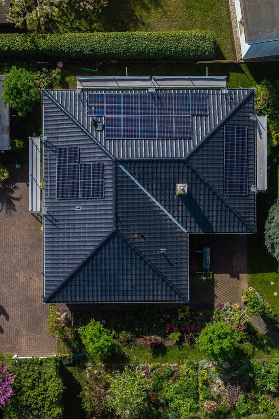 SWM PV Anlage auf Einfamilienhaus in Magdeburg