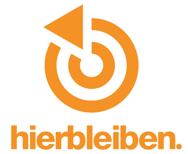 Logo Jobevent hierbleiben