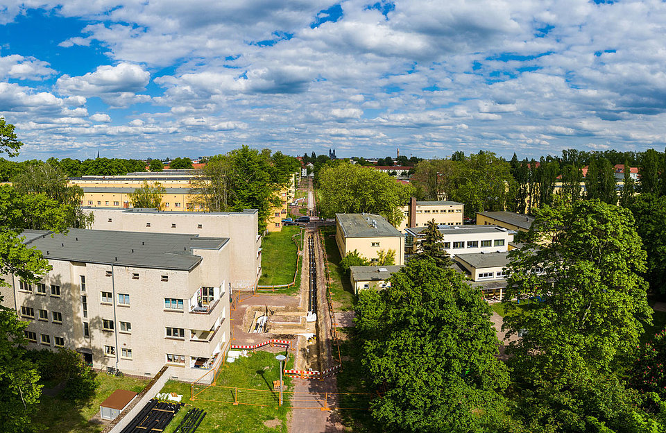 Fernwärmetrasse Beims-Siedlung