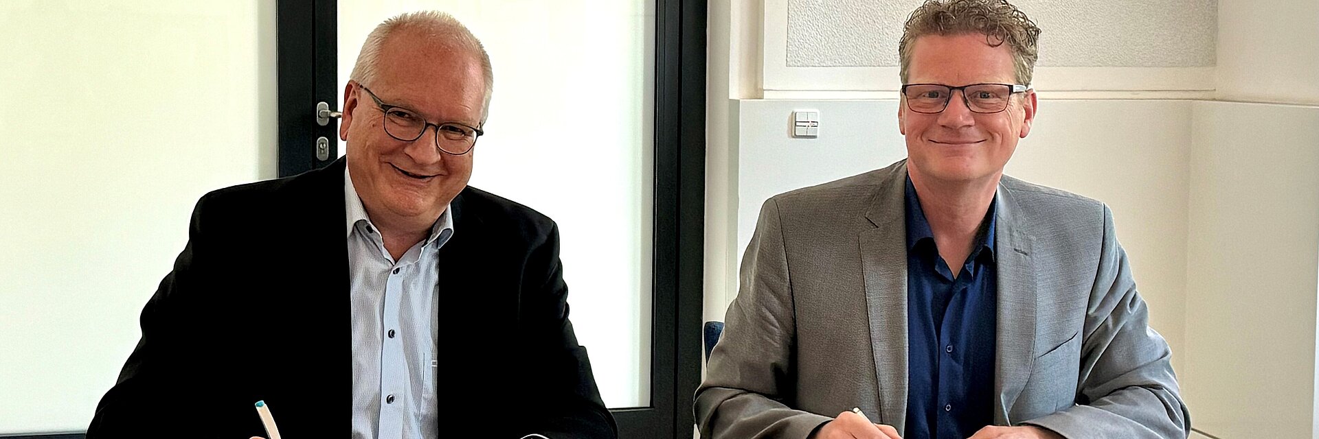 Vertragsunterzeichnung für kommunale Wärmeplanung
