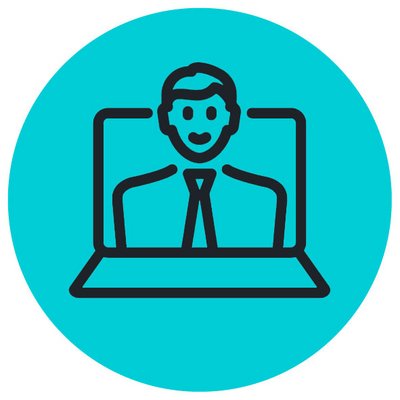 Icon für mobiles Arbeiten
