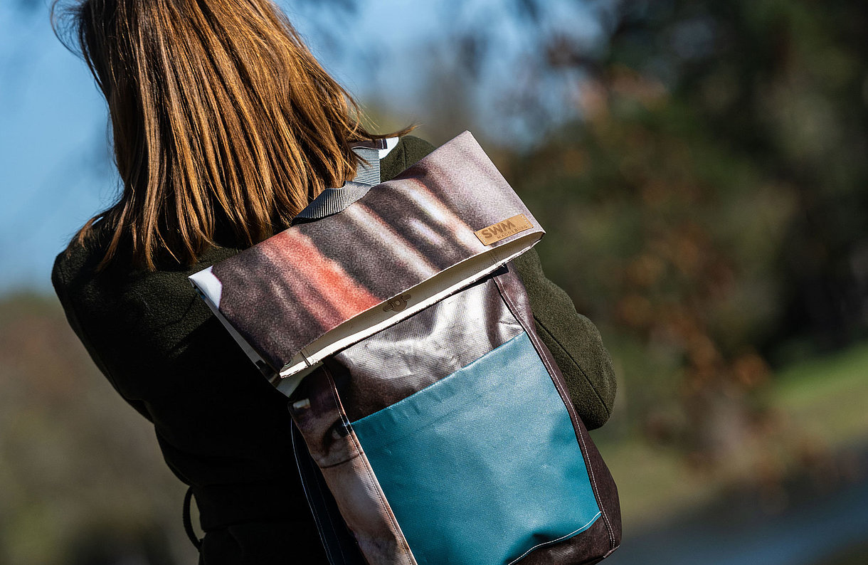 SWM Rucksack SWM Rucksack genäht aus alten SWm Werbebannern