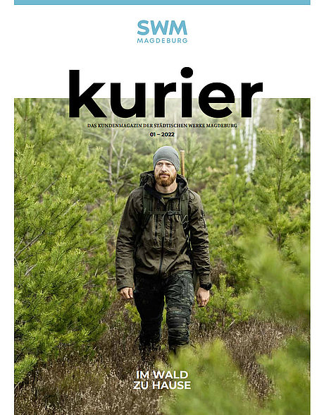 Titelbild mit Fritz Meinecke vom Kurier 01 / 2022
