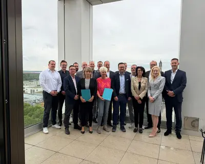 Vertreter der Magdeburger Wohnungswirtschaft